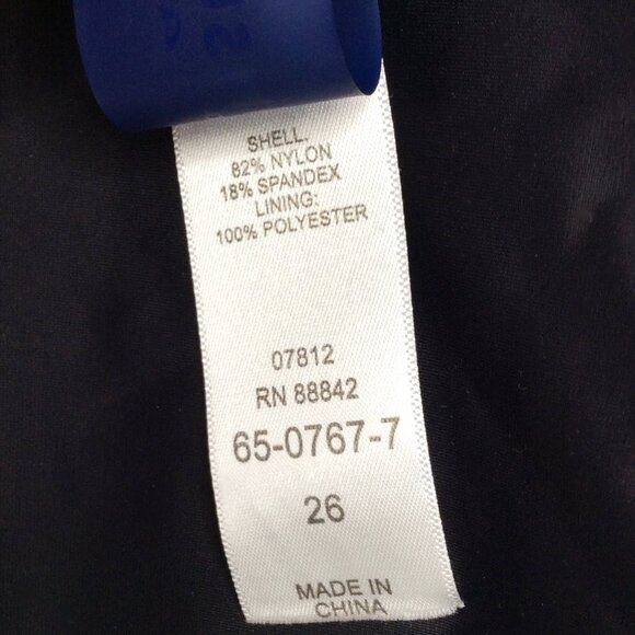 Swimsuits for All Side Slit Skort Skirt Womens Size 26 Floral A-Line Peekaboo - Picture 7 of 7